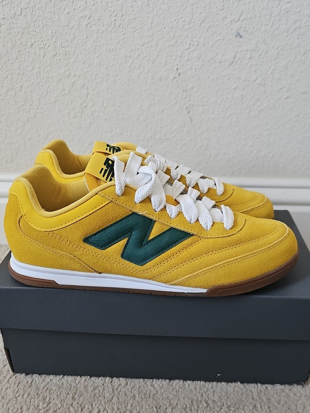 New Balance RC42 Yellow Green Men's Shoes Athletic Sneakers URC42ALG